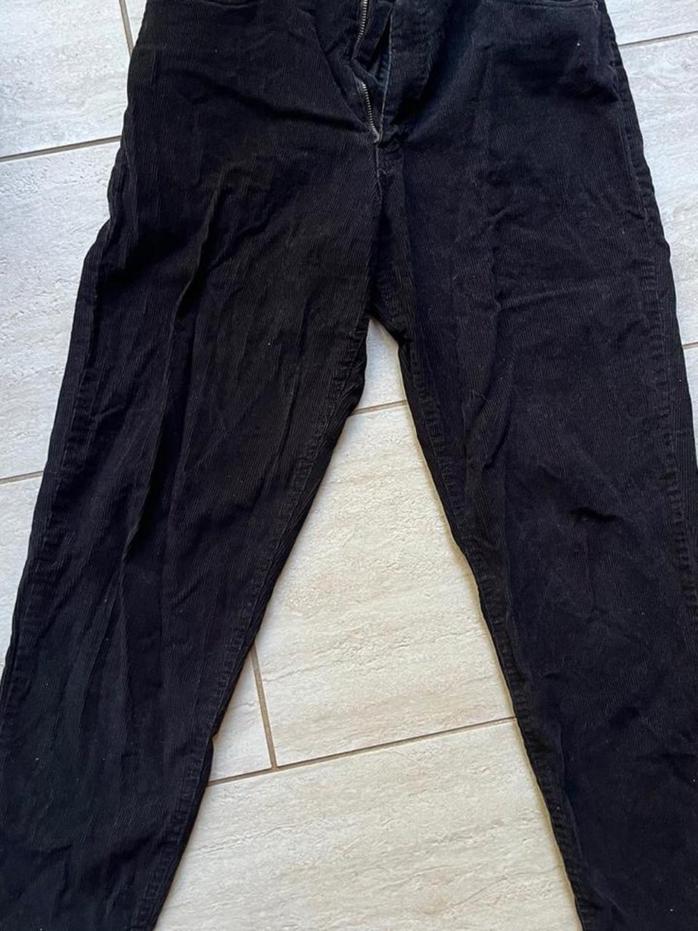 Eddie Bauer Black Corduroy Straight Leg Pants Vintage 90s Women’s M